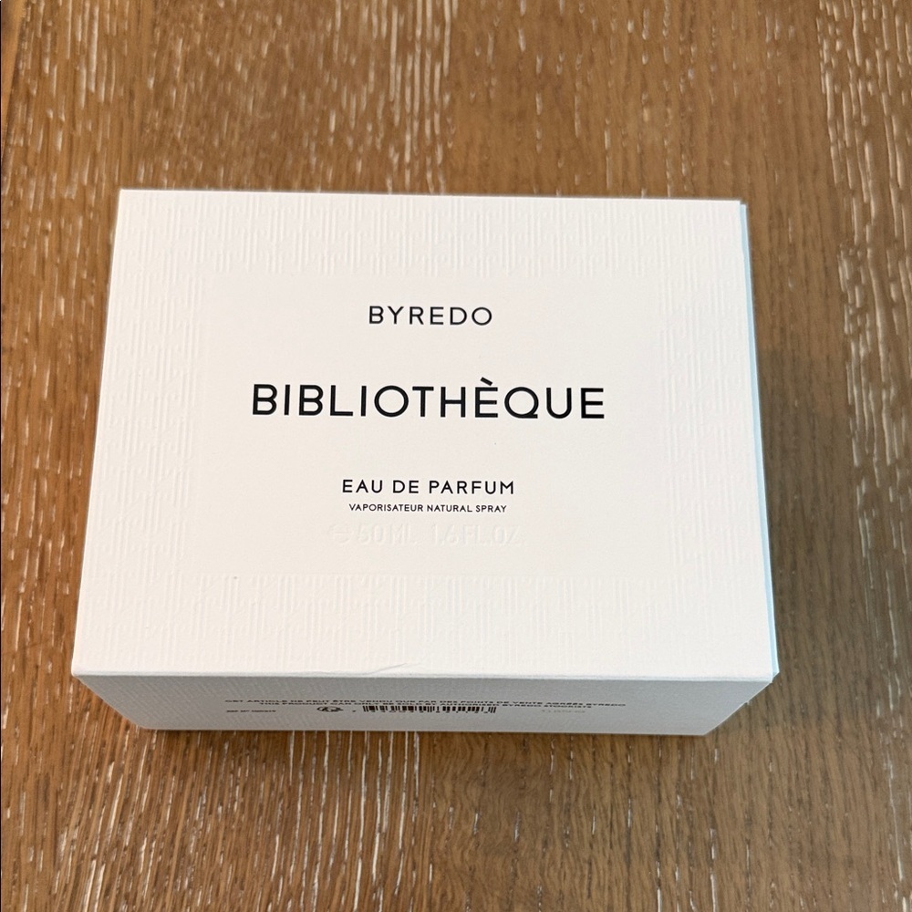 EMPTY BOX Byredo Bibliothèque Eau de Parfum